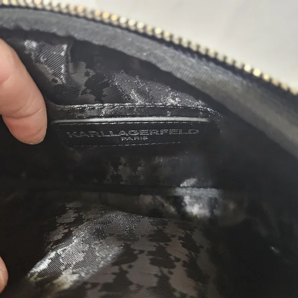 NWT Karl Lagerfeld Paris Maybelle Crossbody Camera Style Bag Leopa - Picture 9 of 9